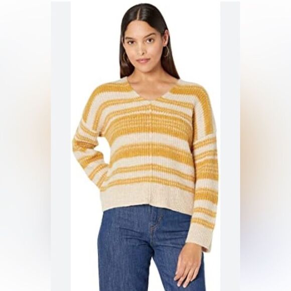 MADEWELL Space Dye Juniper V-Neck Pullover Sweater size M - Picture 1 of 9